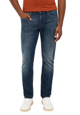 Męskie Spodnie Jeansowe Mustang Style Vegas Slim Denim Blue 1014590 5000 783